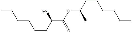 (R)-2-Aminooctanoic acid (R)-1-methylheptyl ester 구조식 이미지