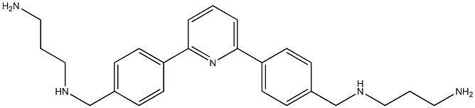 2,6-Bis[4-[(3-aminopropylamino)methyl]phenyl]pyridine 구조식 이미지