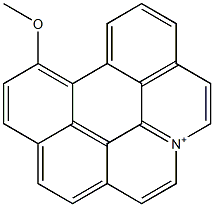 8-Methoxy-2a-azoniabenzo[ghi]perylene 구조식 이미지