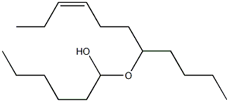 Hexanal [(Z)-3-hexenyl]pentyl acetal Structure