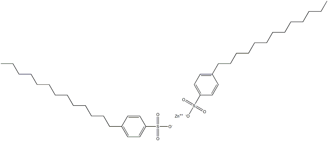 Bis(4-tridecylbenzenesulfonic acid)zinc salt Structure