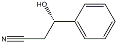 (3S)-3-Phenyl-3-hydroxypropiononitrile Structure