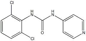 1-(4-Pyridyl)-3-(2,6-dichlorophenyl)urea Structure