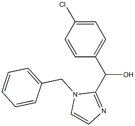 1-Benzyl-2-[(4-chlorophenyl)hydroxymethyl]-1H-imidazole Structure
