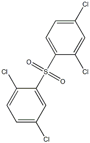 2,4-Dichlorophenyl 2,5-dichlorophenyl sulfone 구조식 이미지