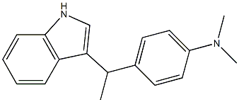 4-[1-(1H-Indol-3-yl)ethyl]-N,N-dimethylaniline 구조식 이미지