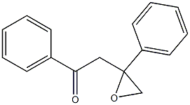 2-Phenyl-2-(phenylcarbonylmethyl)oxirane 구조식 이미지