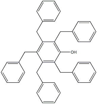 Pentabenzylphenol Structure