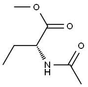 [R,(+)]-2-Acetylaminobutyric acid methyl ester 구조식 이미지