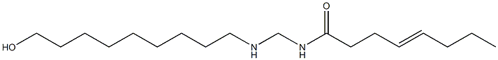 N-[[(9-Hydroxynonyl)amino]methyl]-4-octenamide Structure