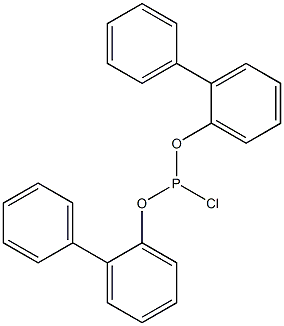 Chlorobis(2-biphenylyloxy)phosphine Structure