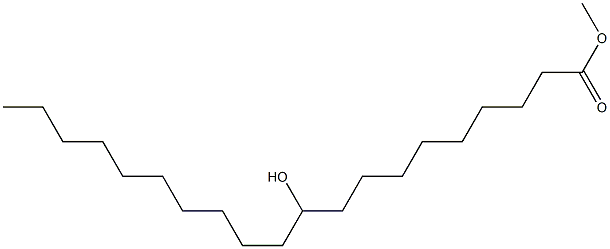 10-Hydroxyicosanoic acid methyl ester Structure