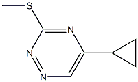 5-Cyclopropyl-3-methylthio-1,2,4-triazine 구조식 이미지