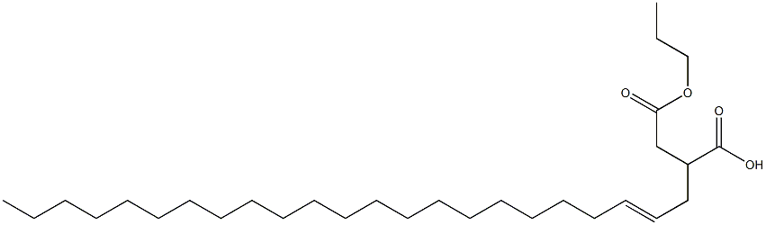 2-(2-Tricosenyl)succinic acid 1-hydrogen 4-propyl ester Structure