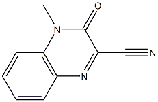 1,2-Dihydro-1-methyl-2-oxoquinoxaline-3-carbonitrile Structure