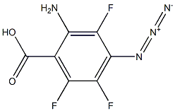 4-Azido-2-amino-3,5,6-trifluorobenzoic acid 구조식 이미지