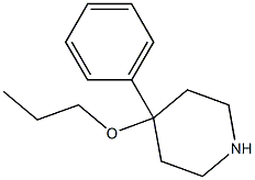 4-Phenyl-4-propoxypiperidine Structure