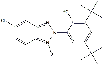 5-Chloro-2-(2-hydroxy-3,5-di-tert-butylphenyl)-2H-benzotriazole 1-oxide Structure