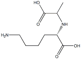 N2-(1-Carboxyethyl)-L-lysine 구조식 이미지