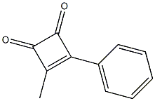 4-Methyl-3-phenyl-3-cyclobutene-1,2-dione 구조식 이미지