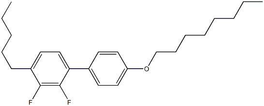 4-Pentyl-4'-octyloxy-2,3-difluoro-1,1'-biphenyl Structure