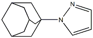1-(Adamantan-1-yl)-1H-pyrazole 구조식 이미지