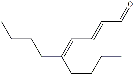 5-Butyl-2,4-nonadienal Structure