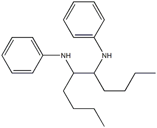 5,6-Bisanilinodecane 구조식 이미지