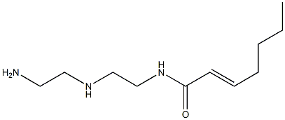 N-[2-[(2-Aminoethyl)amino]ethyl]-2-heptenamide Structure