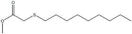 3-Thiadodecanoic acid methyl ester Structure