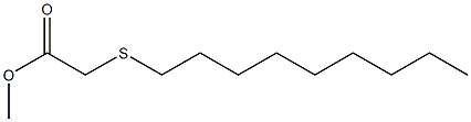 3-Thiadodecanoic acid methyl ester 구조식 이미지