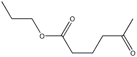 5-Oxohexanoic acid propyl ester 구조식 이미지