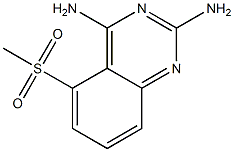 2,4-Diamino-5-methylsulfonyl-quinazoline Structure