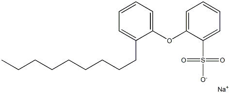 2-(2-Nonylphenoxy)benzenesulfonic acid sodium salt Structure