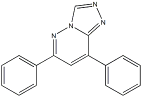 6-(Phenyl)-8-phenyl-1,2,4-triazolo[4,3-b]pyridazine 구조식 이미지