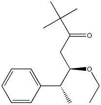 (5R,6R)-5-Ethoxy-2,2-dimethyl-6-phenyl-3-heptanone 구조식 이미지