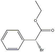 (R)-Bromophenylacetic acid ethyl ester 구조식 이미지