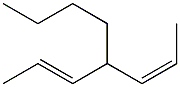 (2E,5Z)-4-Butyl-2,5-heptadiene 구조식 이미지