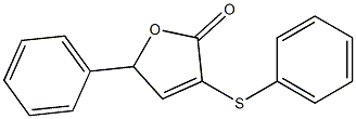 5-Phenyl-3-(phenylthio)-2(5H)-furanone Structure