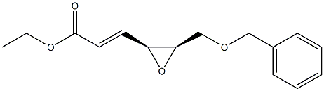 (2E,4S,5R)-6-Benzyloxy-4,5-epoxy-2-hexenoic acid ethyl ester 구조식 이미지