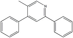2,4-Diphenyl-5-methylpyridine Structure