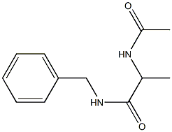 2-Acetylamino-N-benzylpropionamide Structure