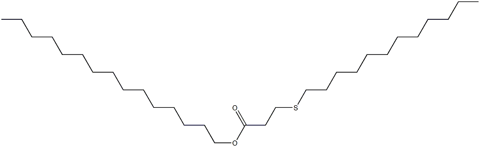 3-(Dodecylthio)propionic acid pentadecyl ester 구조식 이미지