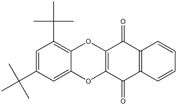 1,3-Di-tert-butylbenzo[b]naphtho[2,3-e][1,4]dioxin-6,11-dione Structure