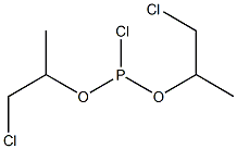 Chlorobis(2-chloro-1-methylethoxy)phosphine 구조식 이미지