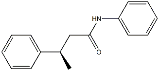 [R,(-)]-3,N-Diphenylbutyramide 구조식 이미지