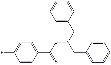 4-Fluorobenzoic acid (dibenzylamino) ester 구조식 이미지