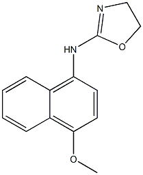 2-(4-Methoxy-1-naphtylamino)-2-oxazoline Structure