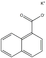 1-Naphthalenecarboxylic acid potassium salt 구조식 이미지