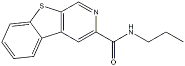 N-Propyl[1]benzothieno[2,3-c]pyridine-3-carboxamide Structure